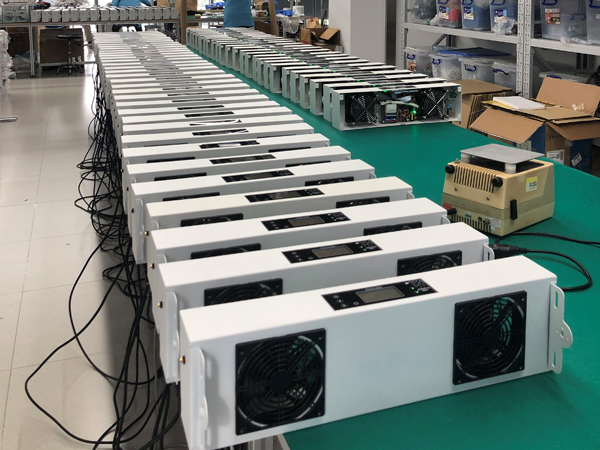 The sixth generation ion fan production line